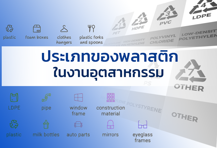 ประเภทของพลาสติก ในงานอุตสาหกรรม มี 7 ประเภท ประเภทของพลาสติก ในงานอุตสาหกรรม มี 7 ประเภท